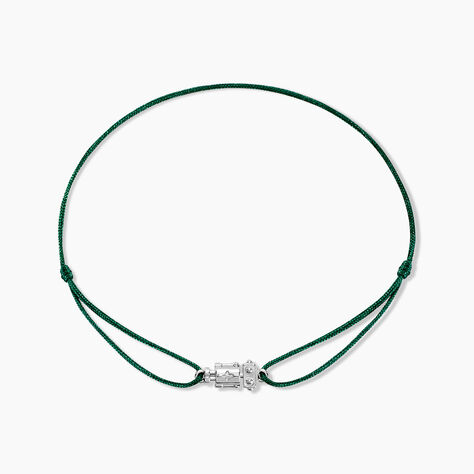 Bracelet Raven Argent Blanc - Bracelets cordon Femme | Histoire d&rsquo;Or