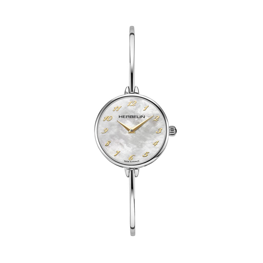 Montre Herbelin Fil Nacre Blanche - Montres Femme | Histoire d’Or