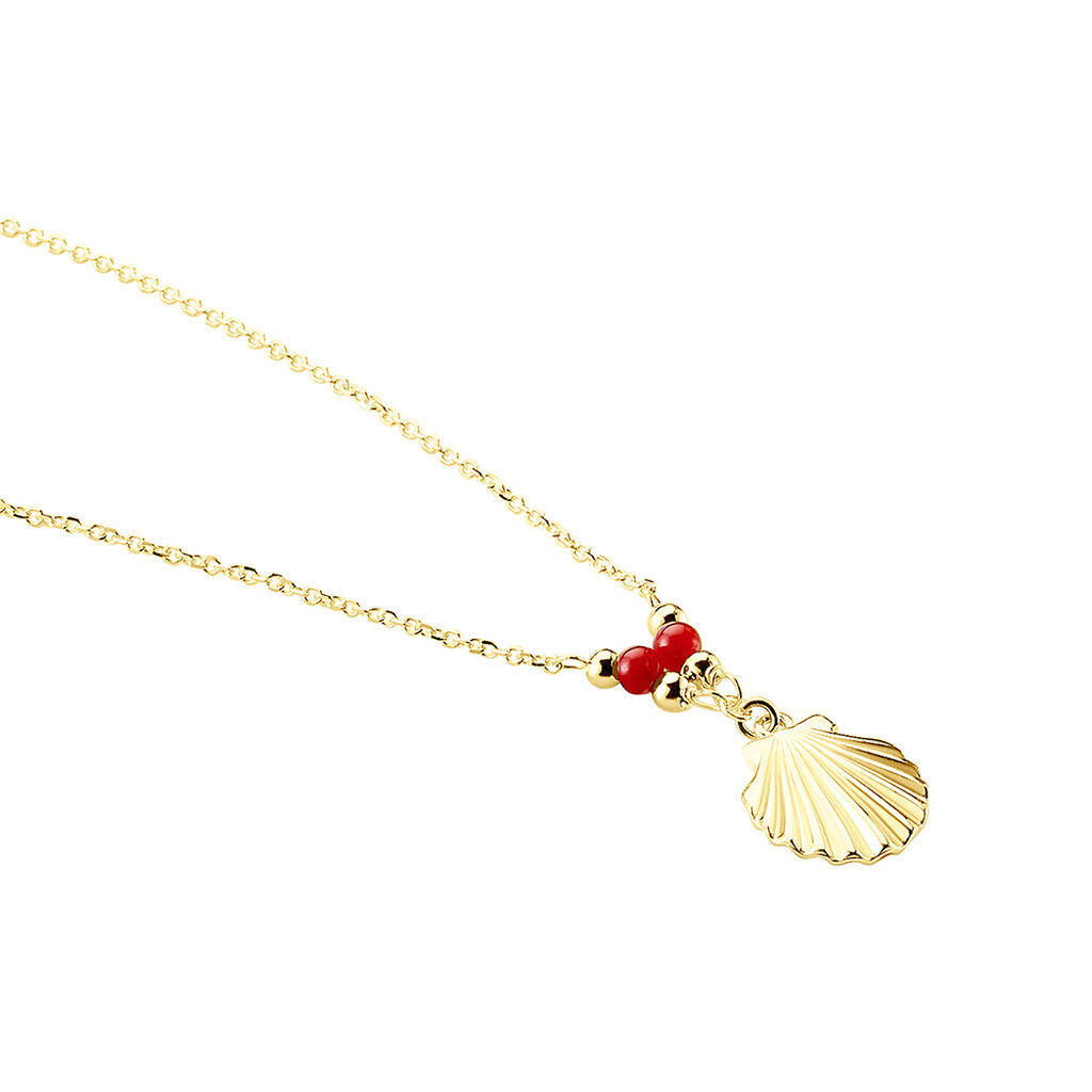 Collier Under The Sea Or Jaune Corail - Colliers Femme | Histoire d&rsquo;Or