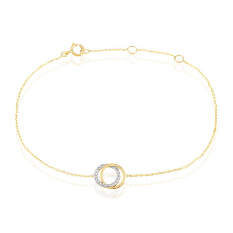 Bracelet Absolu Or Bicolore Diamant - Bracelets Femme | Histoire d’Or