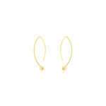 Cr&eacute;oles Helle Amande Or Jaune - Boucles d'oreilles cr&eacute;oles Femme | Histoire d&rsquo;Or