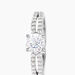 Bague Solitaire Solitea Argent Blanc Oxyde De Zirconium - Bagues solitaires Femme | Histoire d’Or