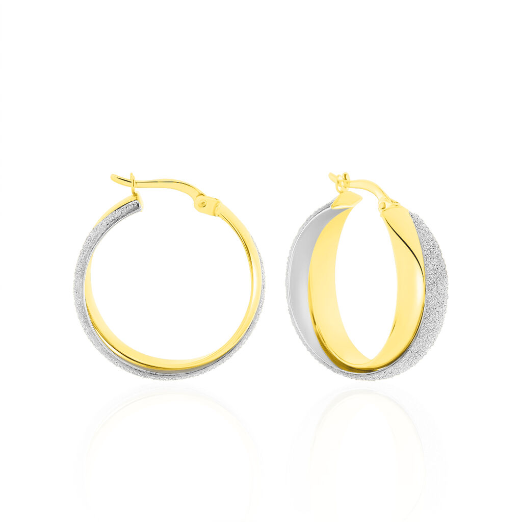 Créoles Lolly Or Bicolore