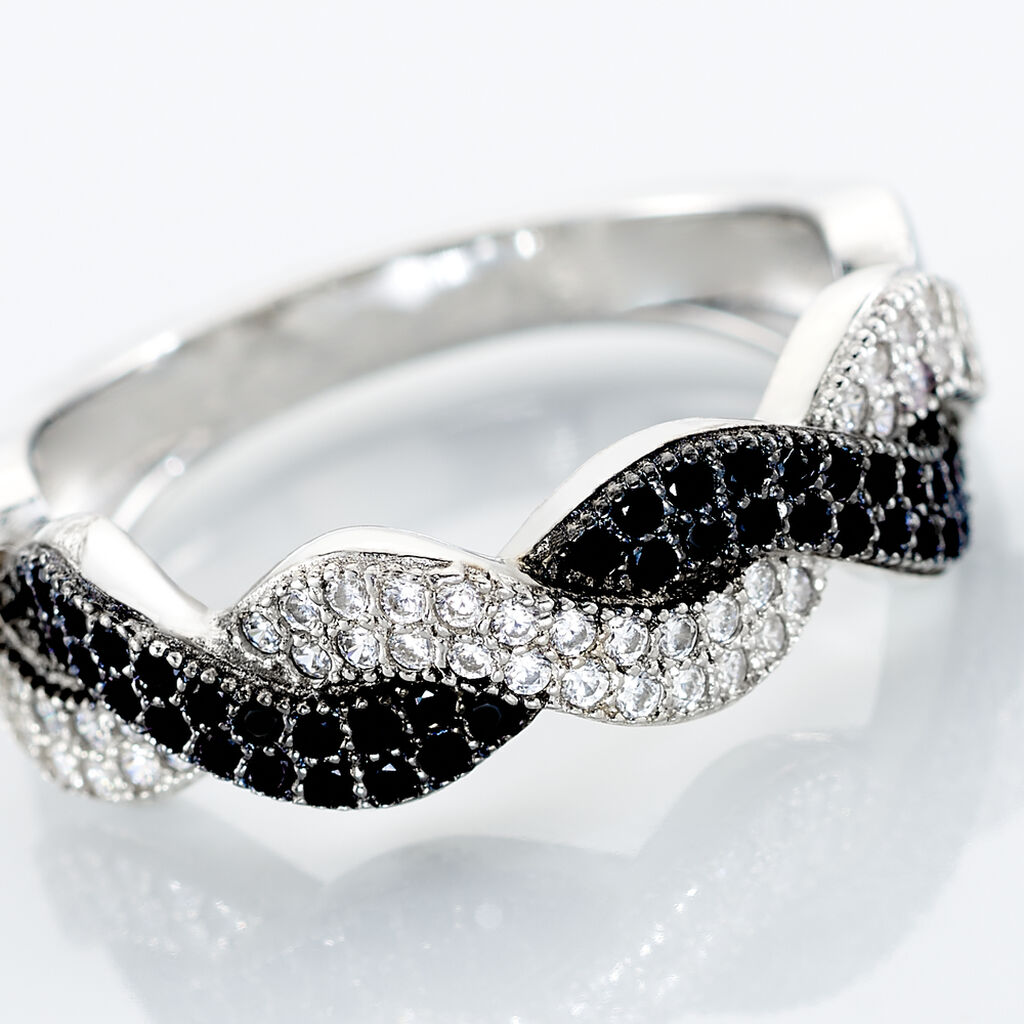 Bague Linoa Argent Oxyde De Zirconium - Bagues avec pierre Femme | Histoire d’Or
