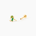 Piercing Itidal Or Jaune Oxyde De Zirconium - Piercings d'oreilles Femme | Histoire d&rsquo;Or