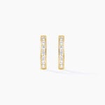 Boucles D'oreilles Jacoba Rondes Or Jaune Oxyde De Zirconium - Boucles d'oreilles cr&eacute;oles Femme | Histoire d&rsquo;Or