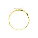 Bague Louise Or Jaune Diamant - Bagues avec pierre Femme | Histoire d&rsquo;Or