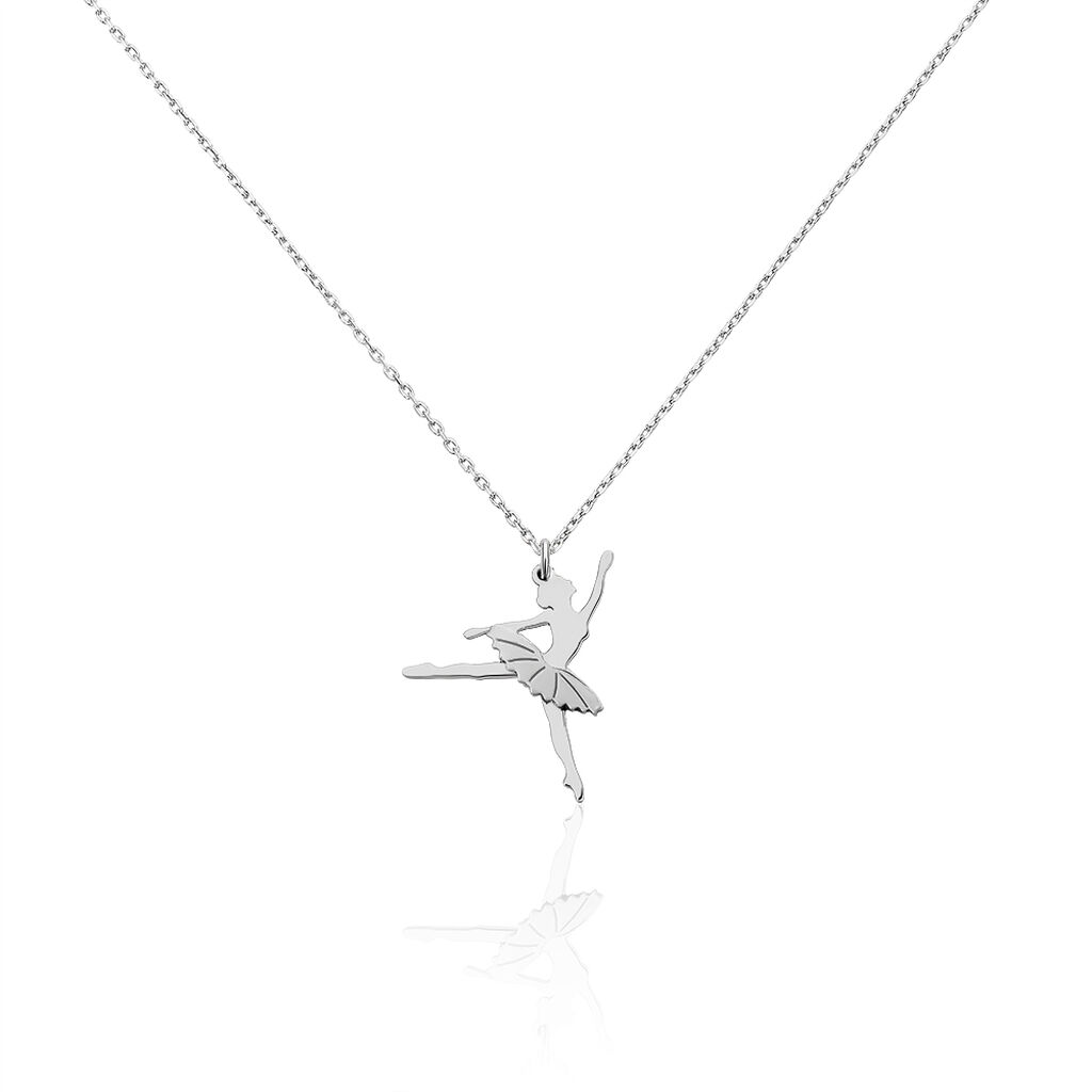 Collier Ritej Argent Blanc