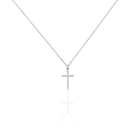 Collier Jezabel Or Blanc Diamant - Colliers Femme | Histoire d’Or