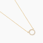 Collier Lim Or Jaune Oxyde De Zirconium - Colliers Femme | Histoire d&rsquo;Or