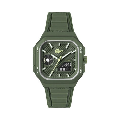 Montre Lacoste Lc33 Square Kaki - Montres Homme | Histoire d&rsquo;Or