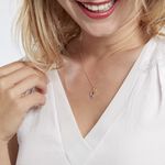 Collier Or Jaune Sagesse Topaze Oxydes De Zirconium - Colliers Femme | Histoire d&rsquo;Or