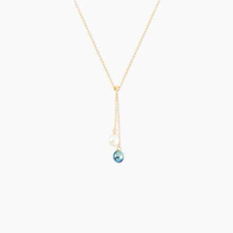 Collier Or Jaune Brayann Perles De Culture - Colliers Femme | Histoire d’Or