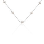 Collier Tanis Argent Perle De Culture - Colliers fantaisie Femme | Histoire d&rsquo;Or