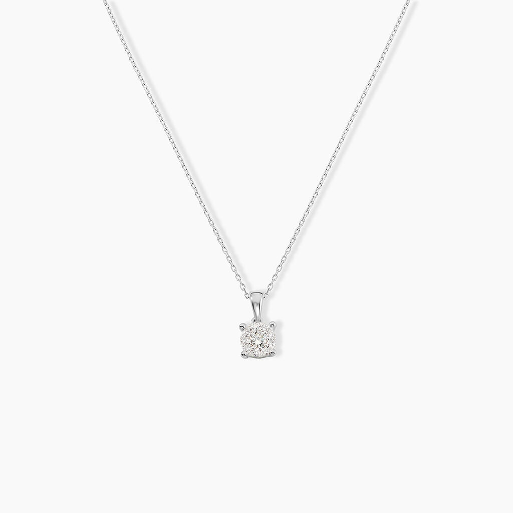 Collier Artemis Or Blanc Diamant - Colliers Femme | Histoire d&rsquo;Or