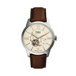Montre Fossil Townsman C&oelig;ur Battant Cr&egrave;me - F&ecirc;te des p&egrave;res Homme | Histoire d&rsquo;Or