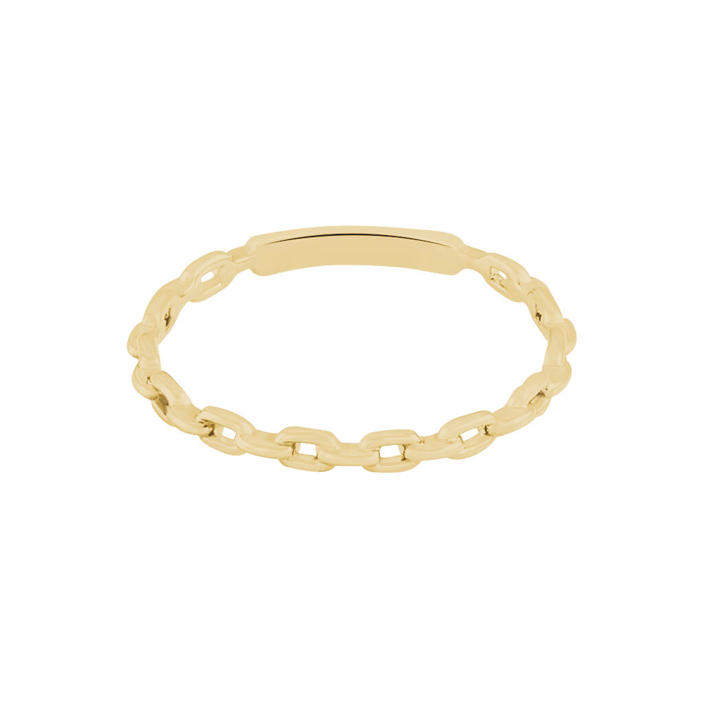 Bague Plaqué Or Jaune Atila - Bagues fantaisie Femme | Histoire d’Or