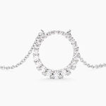 Collier Ela&iuml;s Argent Blanc Oxyde De Zirconium - Colliers fantaisie Femme | Histoire d&rsquo;Or