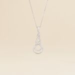 Collier Greta Argent Blanc - Colliers fantaisie Femme | Histoire d&rsquo;Or