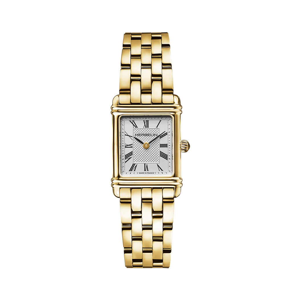 Montre Herbelin Art Deco Blanc - Montres Femme | Histoire d&rsquo;Or