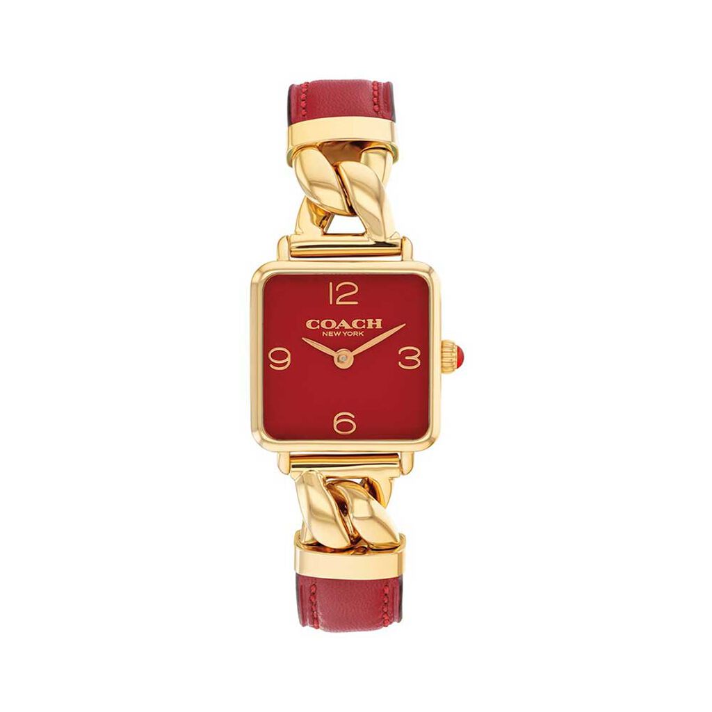 Montre Coach Cass Rouge - Nouveautés Femme | Histoire d’Or