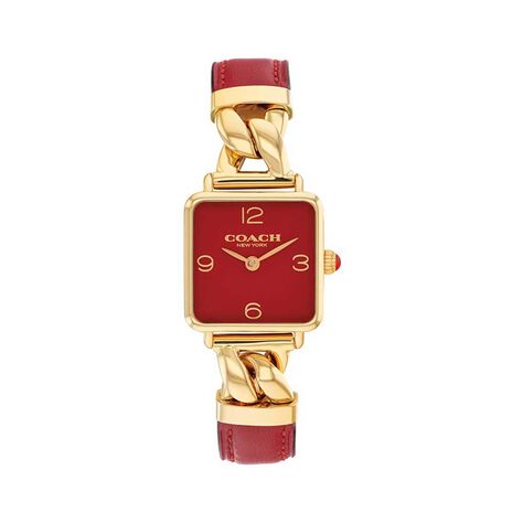 Montre Coach Cass Rouge - Nouveautés Femme | Histoire d’Or