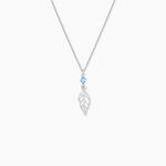 Collier Angelika Argent Blanc Pierre De Synthese - Colliers fantaisie Femme | Histoire d&rsquo;Or