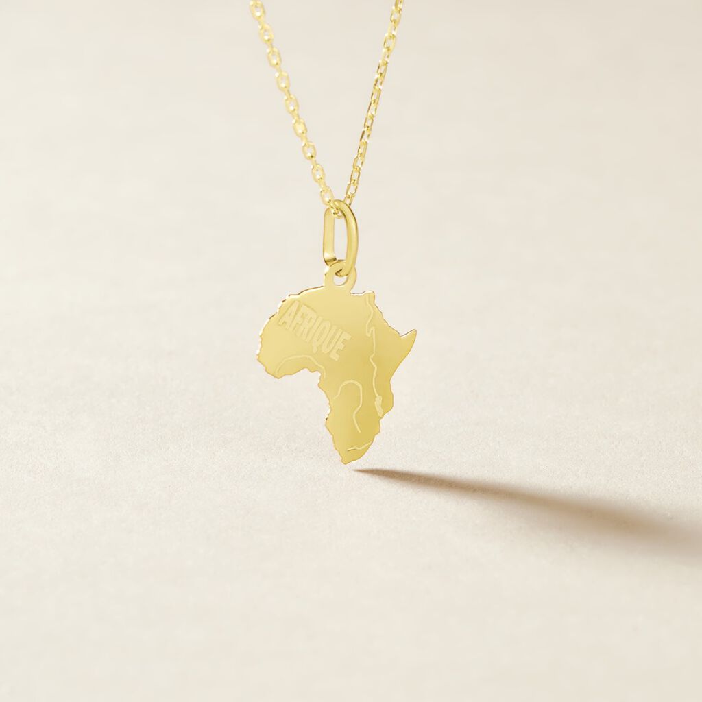 Pendentif Gaietana Afrique Or Jaune - Pendentifs Famille | Histoire d&rsquo;Or