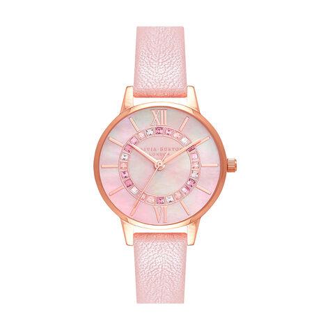 Montre Olivia Burton Wonderland Rose - Montres Femme | Histoire d’Or