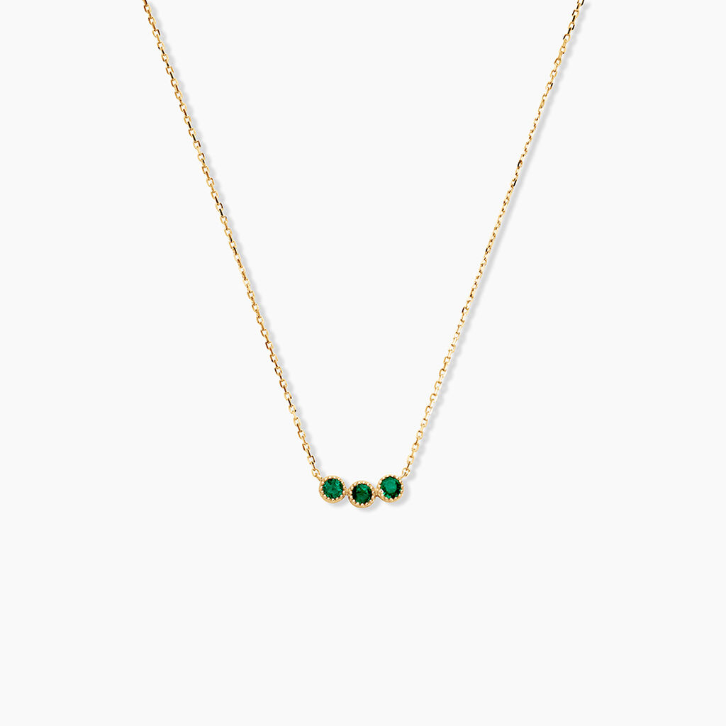 Collier Maynard Or Jaune Emeraude - Colliers Femme | Histoire d&rsquo;Or