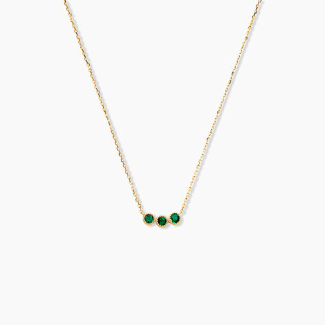 Collier Maynard Or Jaune Emeraude - Colliers Femme | Histoire d&rsquo;Or