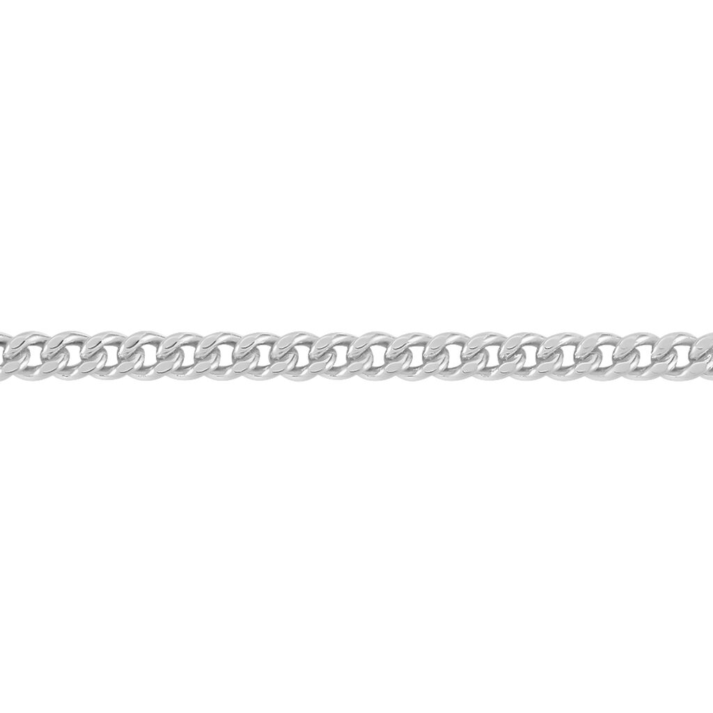 Chaîne Clementine Argent Blanc