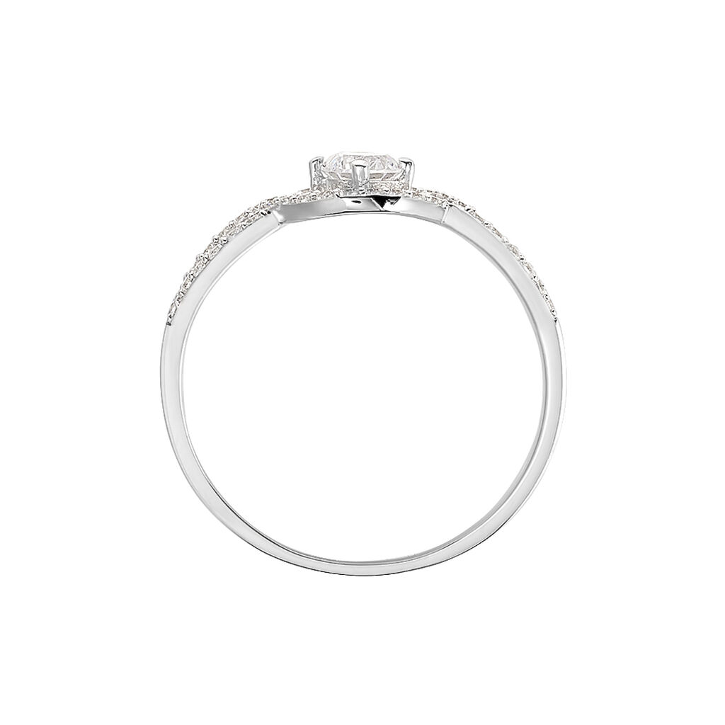 Bague Argent Katerina Oxydes De Zirconium - Bagues solitaires Femme | Histoire d’Or