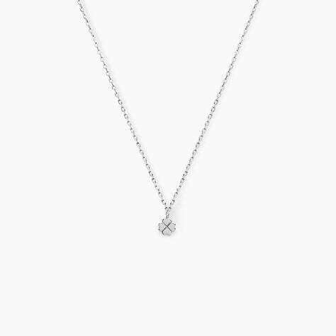 Collier Mayane Argent Blanc - Colliers fantaisie Femme | Histoire d&rsquo;Or