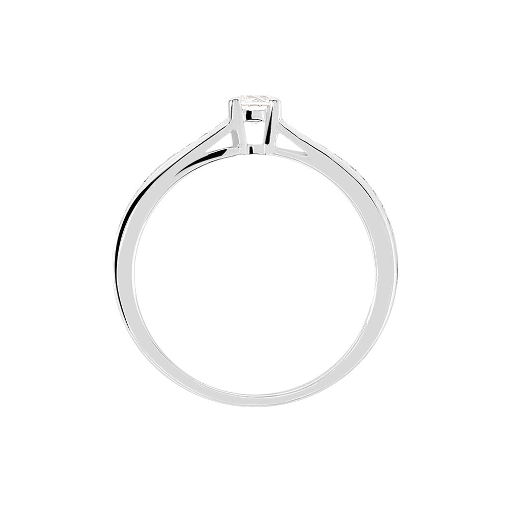 Bague Solitaire Aramis Or Blanc Diamant - Bagues solitaires Femme | Histoire d’Or