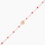 Bracelet Polka Argent Rose Oxyde De Zirconium - Bracelets Enfant | Histoire d&rsquo;Or