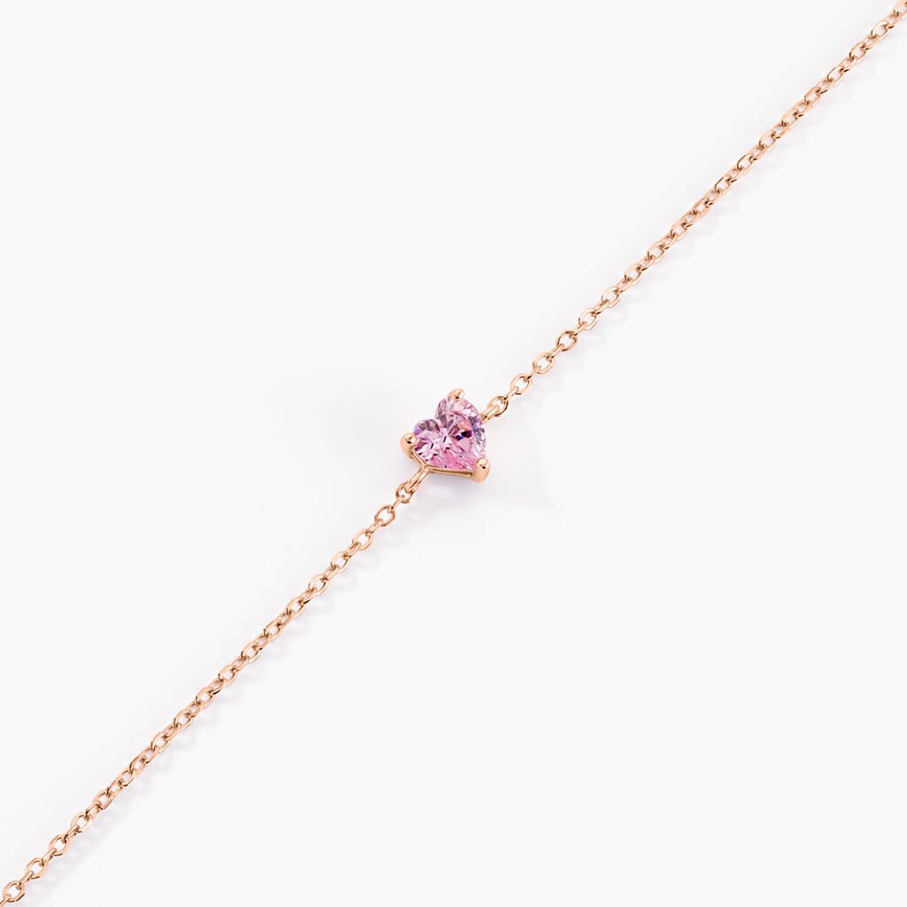 Bracelet Kelvyn Argent Rose Oxyde De Zirconium - Bracelets Femme | Histoire d’Or