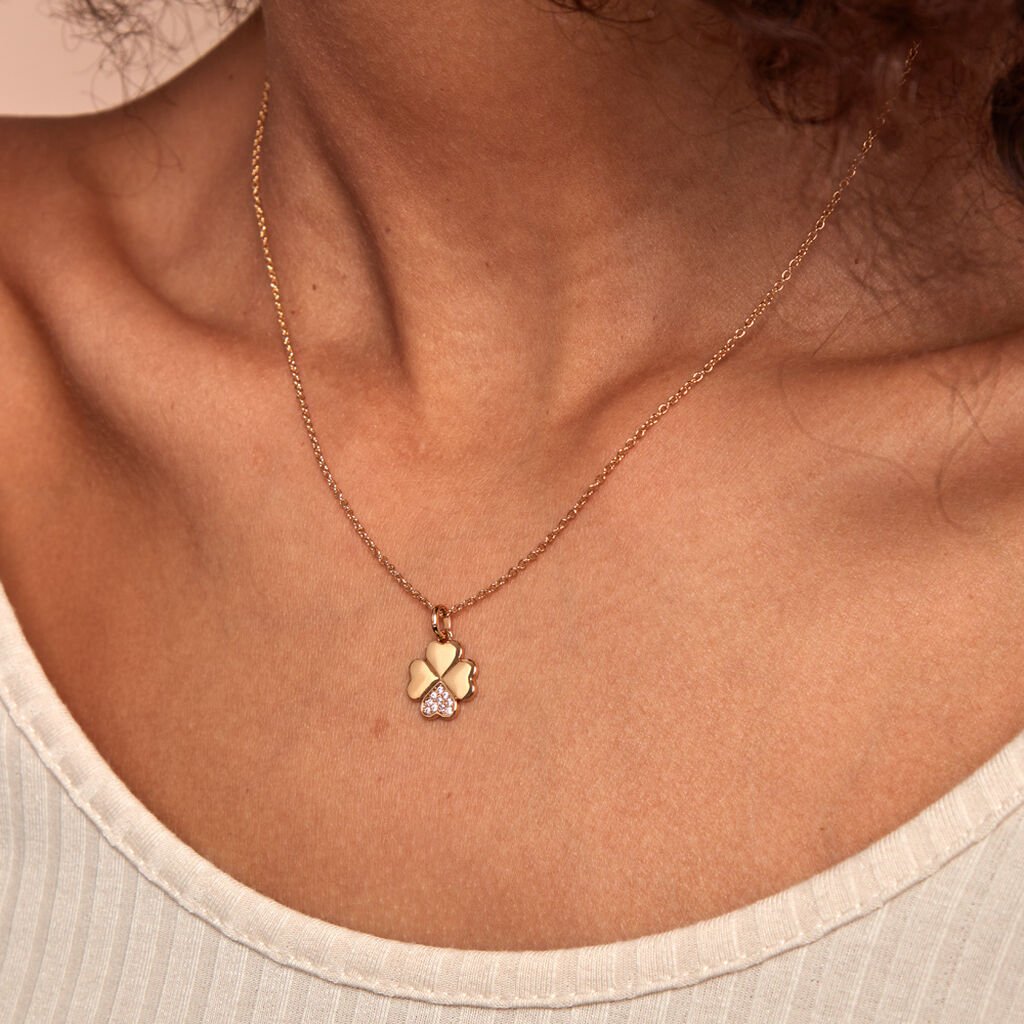 Collier Timotha Plaqué Or Jaune Oxyde De Zirconium - Colliers Femme | Histoire d’Or