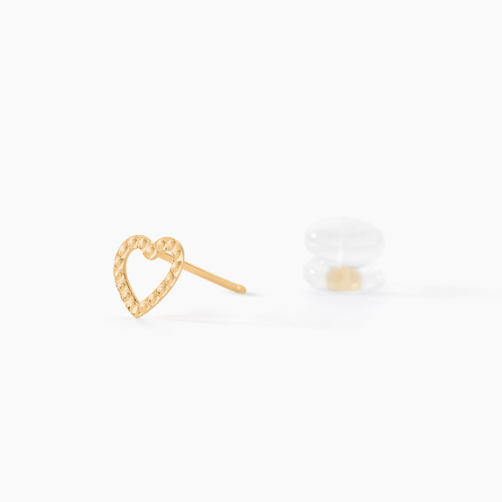 Boucles D'oreilles Puces Conrado Or Jaune - Clous d'oreilles Femme | Histoire d&rsquo;Or