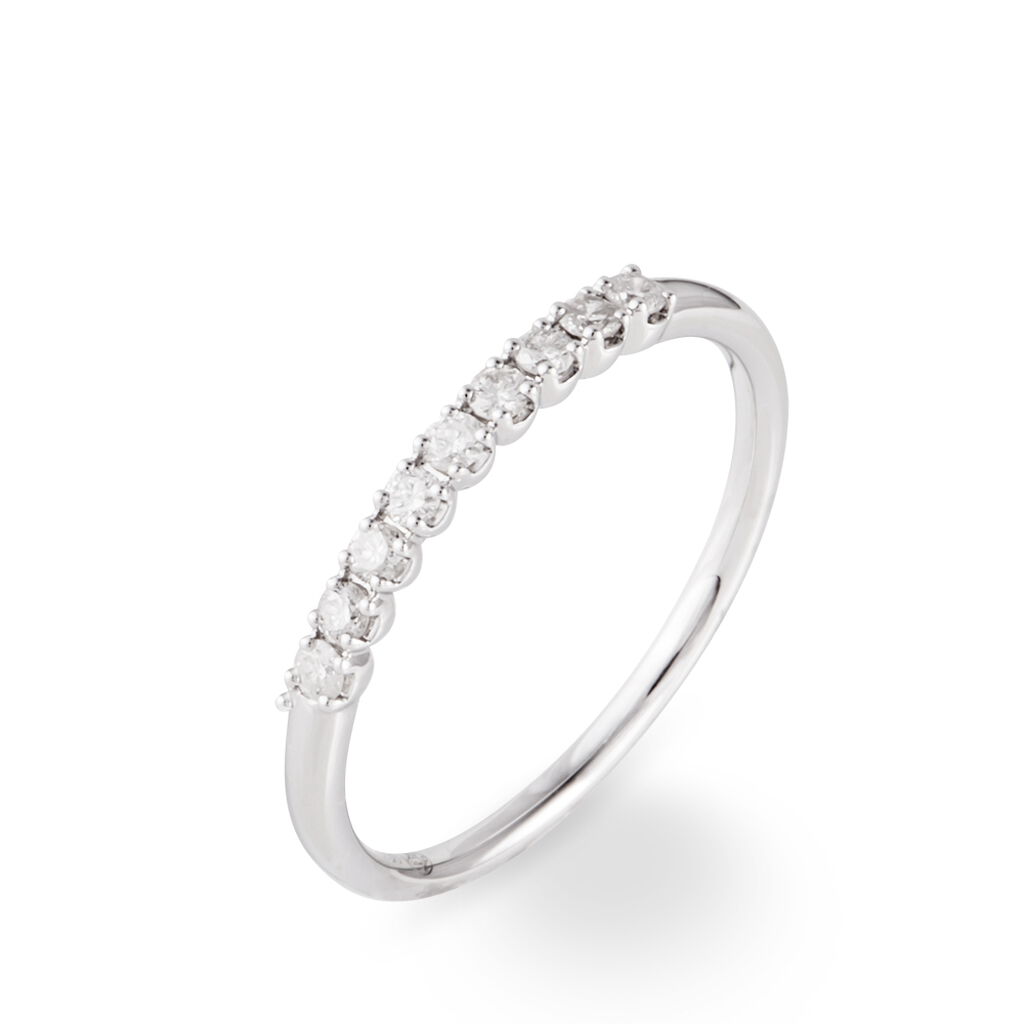 Alliance Eloise Or Blanc Diamant - Alliances Femme | Histoire d&rsquo;Or