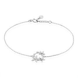 Bracelet Elinia Argent Blanc Oxyde De Zirconium - Bracelets fantaisie Femme | Histoire d’Or