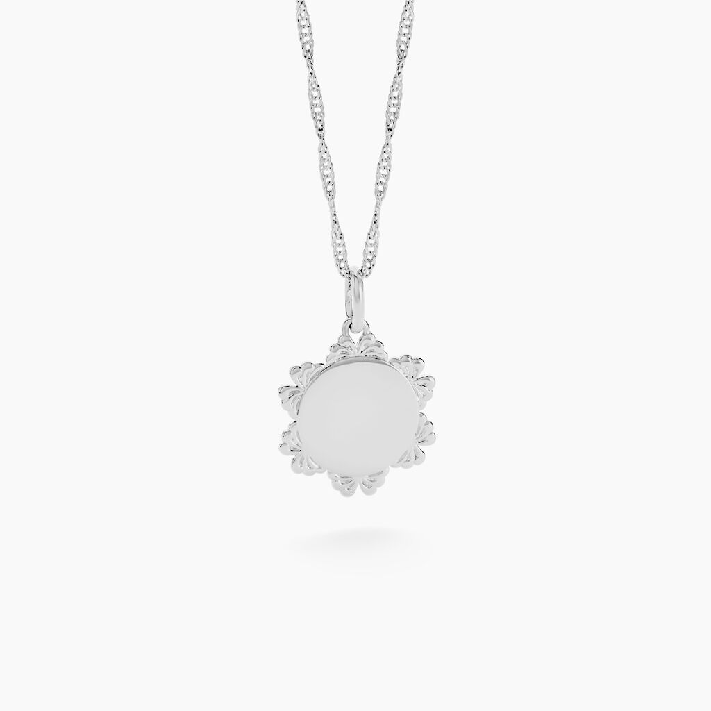 Collier Collette Argent Blanc - Sautoirs Femme | Histoire d&rsquo;Or
