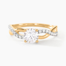 Bague Tilla Or Jaune Oxyde De Zirconium - Bagues solitaires Femme | Histoire d’Or