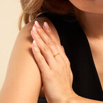 Bague Infini Pop Argent Jaune Oxyde De Zirconium - Bagues avec pierre Femme | Histoire d&rsquo;Or