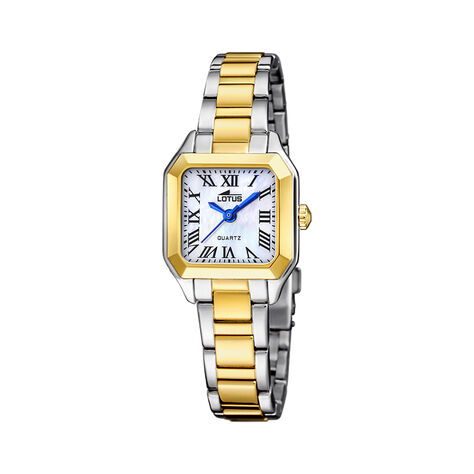 Montre Lotus Old Money Square Nacre - Montres Femme | Histoire d&rsquo;Or