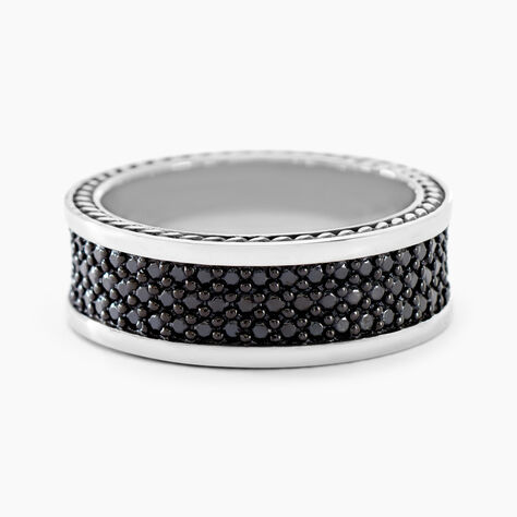 Bague Bellagio Acier Bicolore - Bagues fantaisie Homme | Histoire d’Or
