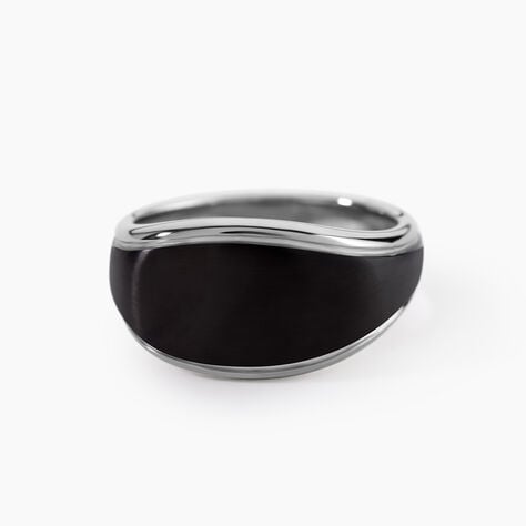 Bague Otis Acier Argent&eacute; - Bagues fantaisie Homme | Histoire d&rsquo;Or