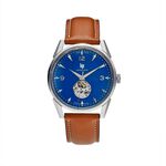 Montre Lip Himalaya C&oelig;ur Battant 40 Bleu - Montres Homme | Histoire d&rsquo;Or