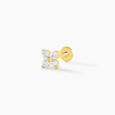 Piercing Alcea Titane Doré Oxyde De Zirconium - Bijoux Femme | Histoire d’Or