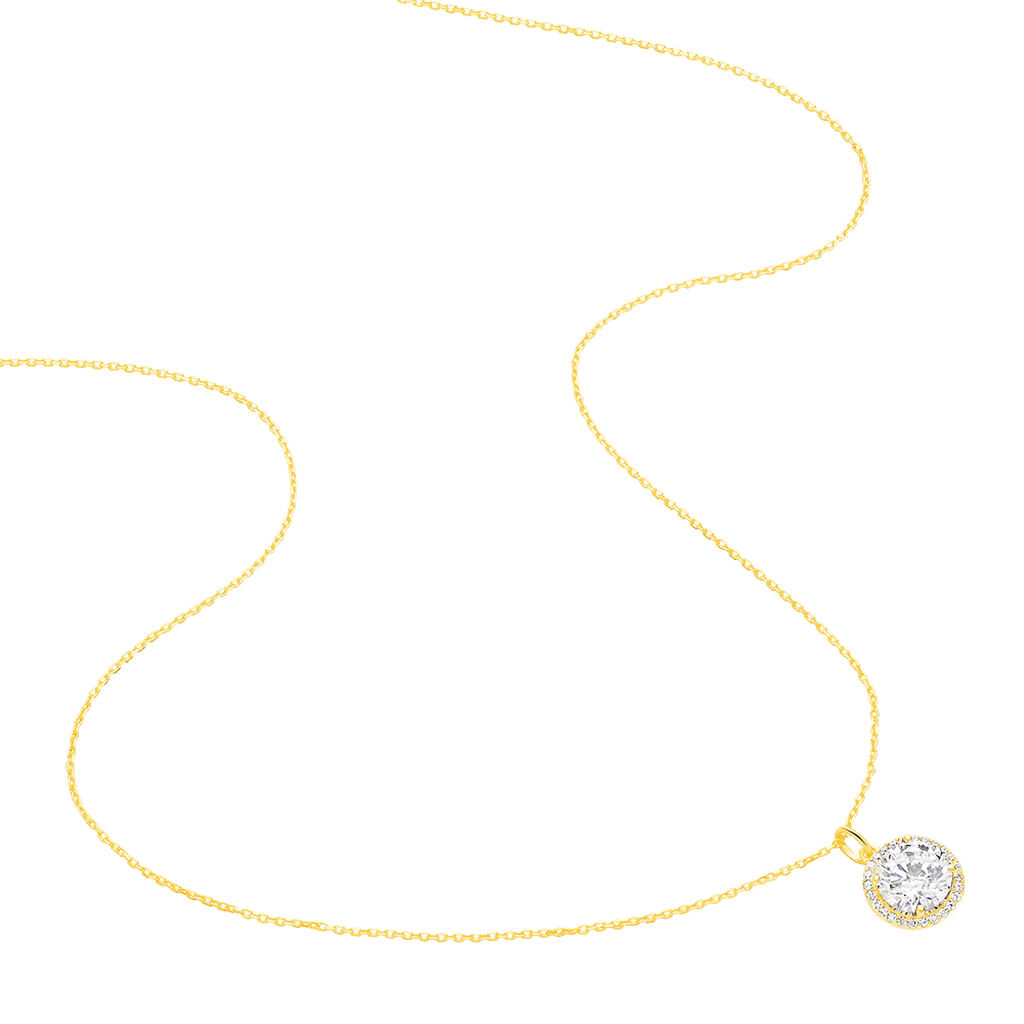 Collier Adil Or Jaune Oxyde De Zirconium - Colliers Femme | Histoire d’Or